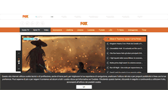Desktop Screenshot of foxtv.it
